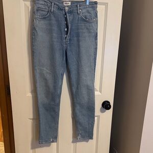 Agolde women’s High Rise Light Blue Jeans